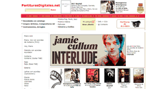 Desktop Screenshot of partiturasdigitales.net